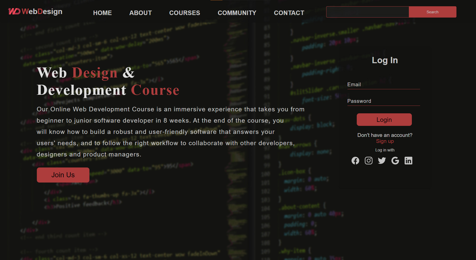 Web Design Course